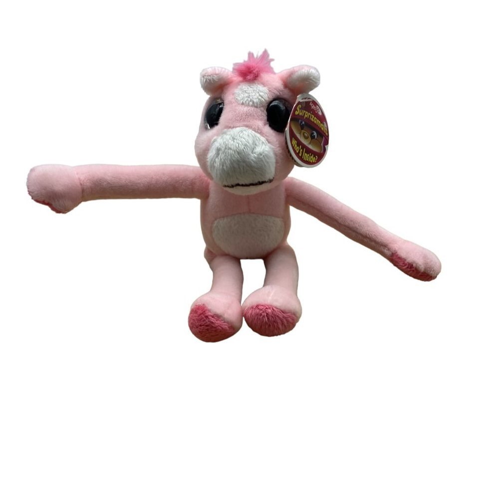 NWT Suprizamals Joy the Pink Horse Plush Toys "R" Us Beverly Hills Teddy Bear Co
